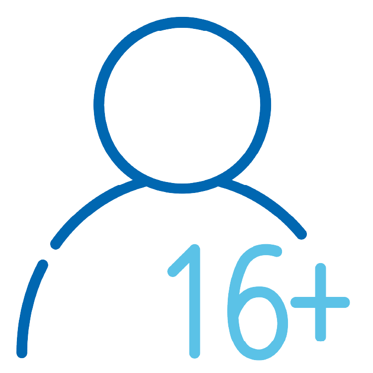 Individuals aged 16 eligibility icon